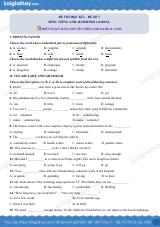 Đề thi học kì 1 Tiếng Anh 10 Friends Global - Đề số 7